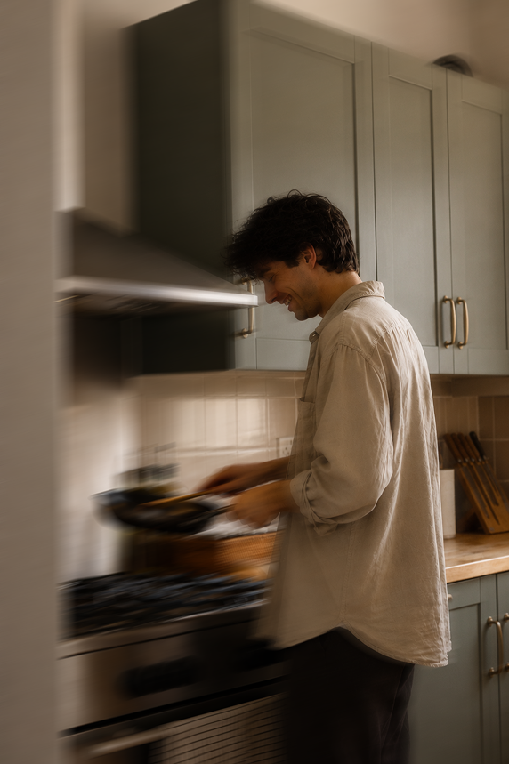 Man in the kitchen